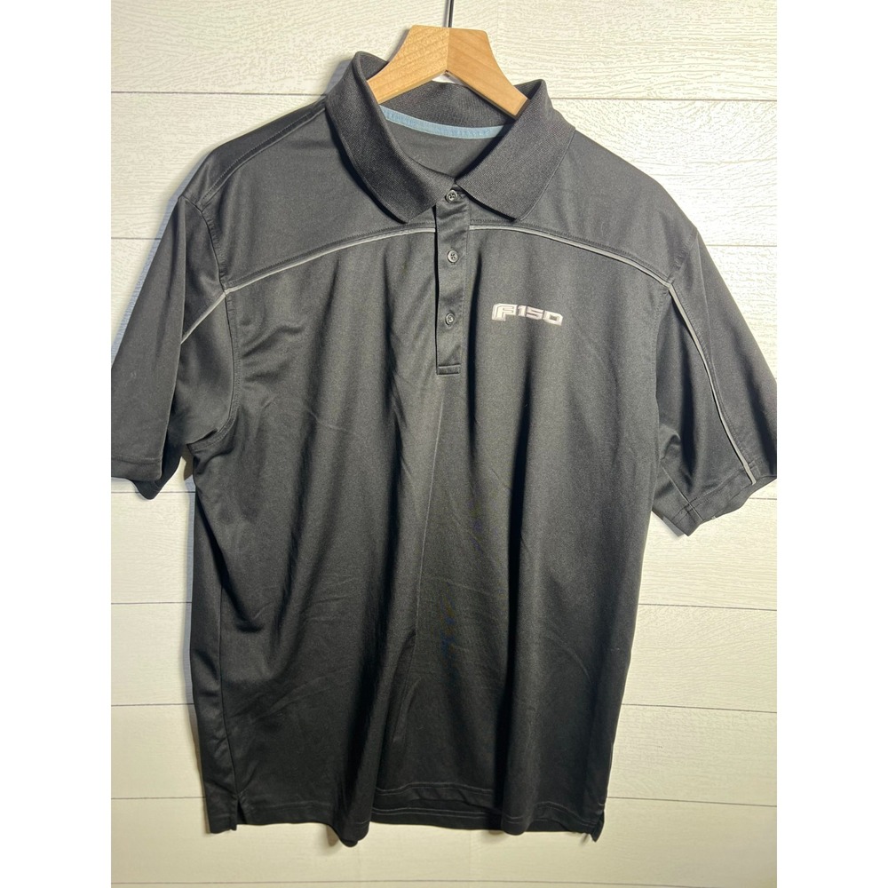 Stormtech Ford F-150 Mens XL Black Polo Shirt Short Sleeve Performance Golf